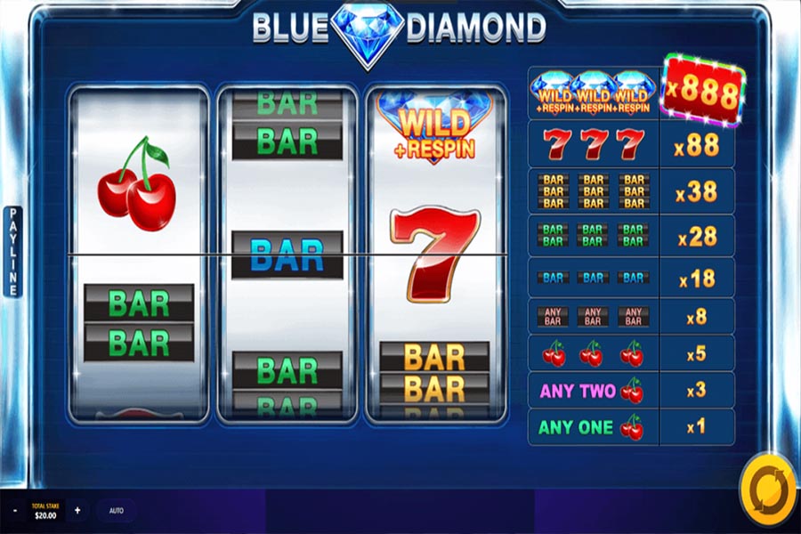 blue diamond slot
